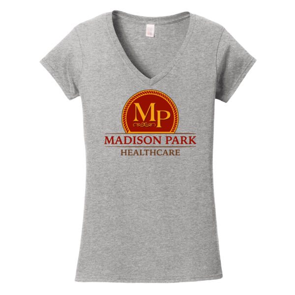 MP - Softstyle ® Ladies Fit V Neck T Shirt Thumbnail