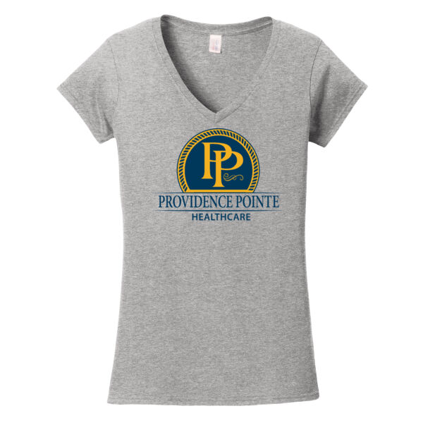 PP - Softstyle ® Ladies Fit V Neck T Shirt Thumbnail