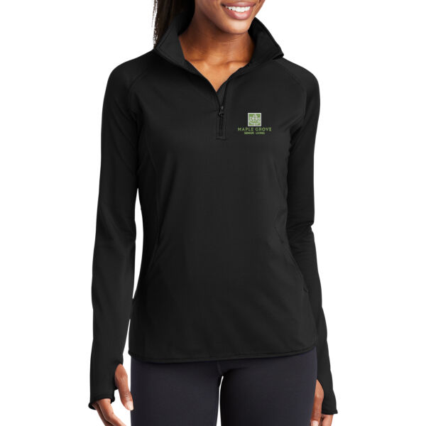 MG - Ladies Sport Wick ® Stretch 1/4 Zip Pullover Thumbnail