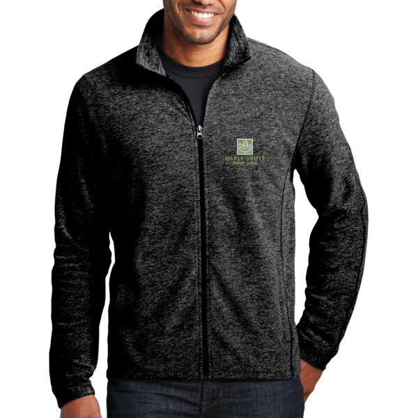 MG - Heather Microfleece Full Zip Jacket Thumbnail