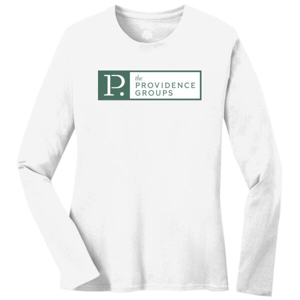 PG - Ladies Long Sleeve Core Cotton Tee Thumbnail