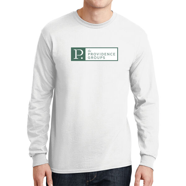 PG - DryBlend ® 50 Cotton/50 Poly Long Sleeve T Shirt Thumbnail
