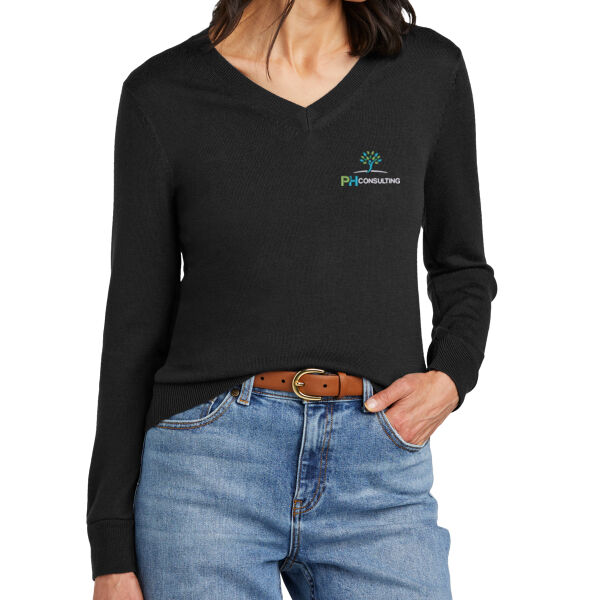 PHC - Women's Washable Merino V Neck Sweater Thumbnail