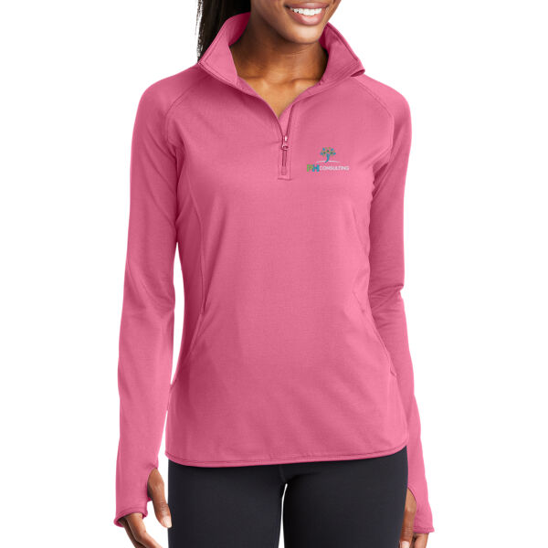 PHC - Ladies Sport Wick ® Stretch 1/4 Zip Pullover Thumbnail