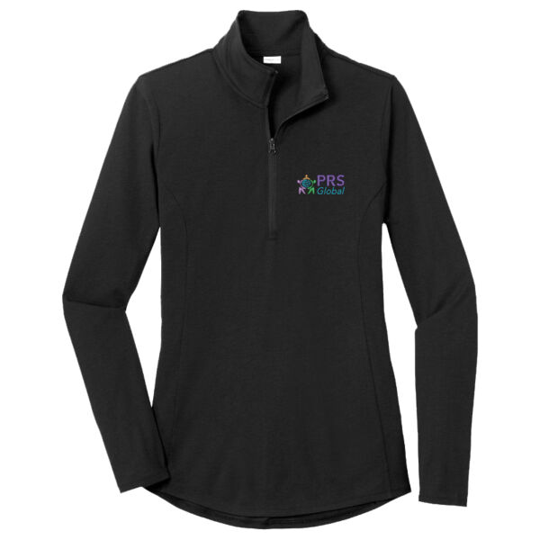 PRS - Ladies PosiCharge ® Tri Blend Wicking 1/4 Zip Pullover Thumbnail