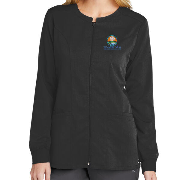 BD - Women's Premiere Flex Full Zip Scrub Jacket Thumbnail