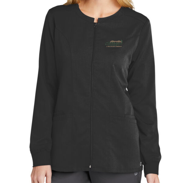 TC - Women's Premiere Flex Full Zip Scrub Jacket Thumbnail